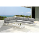 Meridian Maldives Grey Water Resistant Fabric Outdoor Patio Modular Sectional IMAGE 2