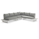 Meridian Maldives Grey Water Resistant Fabric Outdoor Patio Modular Sectional IMAGE 1