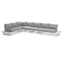 Meridian Maldives Grey Water Resistant Fabric Outdoor Patio Modular Sectional IMAGE 1