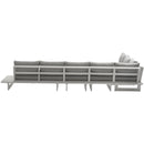Meridian Maldives Grey Water Resistant Fabric Outdoor Patio Modular Sectional IMAGE 4