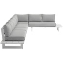 Meridian Maldives Grey Water Resistant Fabric Outdoor Patio Modular Sectional IMAGE 6