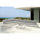 Meridian Maldives Grey Water Resistant Fabric Outdoor Patio Modular Sectional IMAGE 2