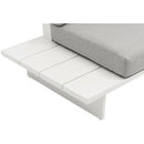 Meridian Maldives Grey Water Resistant Fabric Outdoor Patio Modular Sectional IMAGE 6