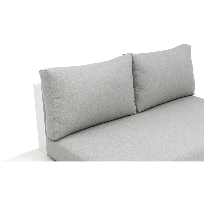 Meridian Maldives Grey Water Resistant Fabric Outdoor Patio Modular Sectional IMAGE 7