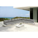 Meridian Maldives Grey Water Resistant Fabric Outdoor Patio Modular Sectional IMAGE 2