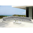 Meridian Maldives Grey Water Resistant Fabric Outdoor Patio Modular Sectional IMAGE 2