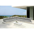 Meridian Maldives Grey Water Resistant Fabric Outdoor Patio Modular Sectional IMAGE 2