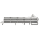 Meridian Maldives Grey Water Resistant Fabric Outdoor Patio Modular Sectional IMAGE 4