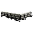 Meridian Maldives Cream Water Resistant Fabric Outdoor Patio Modular Sectional IMAGE 3