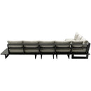 Meridian Maldives Cream Water Resistant Fabric Outdoor Patio Modular Sectional IMAGE 4