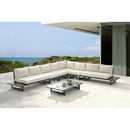 Meridian Maldives Cream Water Resistant Fabric Outdoor Patio Modular Sectional IMAGE 2
