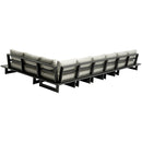 Meridian Maldives Cream Water Resistant Fabric Outdoor Patio Modular Sectional IMAGE 3