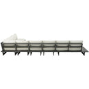 Meridian Maldives Cream Water Resistant Fabric Outdoor Patio Modular Sectional IMAGE 4