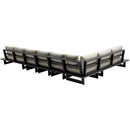 Meridian Maldives Cream Water Resistant Fabric Outdoor Patio Modular Sectional IMAGE 3