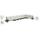 Meridian Maldives Cream Water Resistant Fabric Outdoor Patio Modular Sectional IMAGE 11