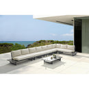 Meridian Maldives Cream Water Resistant Fabric Outdoor Patio Modular Sectional IMAGE 2