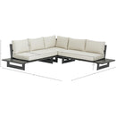 Meridian Maldives Cream Water Resistant Fabric Outdoor Patio Sectional (3 Boxes) IMAGE 10