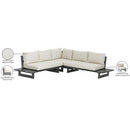 Meridian Maldives Cream Water Resistant Fabric Outdoor Patio Sectional (3 Boxes) IMAGE 11