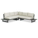 Meridian Maldives Cream Water Resistant Fabric Outdoor Patio Sectional (3 Boxes) IMAGE 1