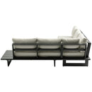 Meridian Maldives Cream Water Resistant Fabric Outdoor Patio Sectional (3 Boxes) IMAGE 4