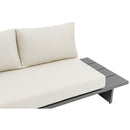 Meridian Maldives Cream Water Resistant Fabric Outdoor Patio Sectional (3 Boxes) IMAGE 8