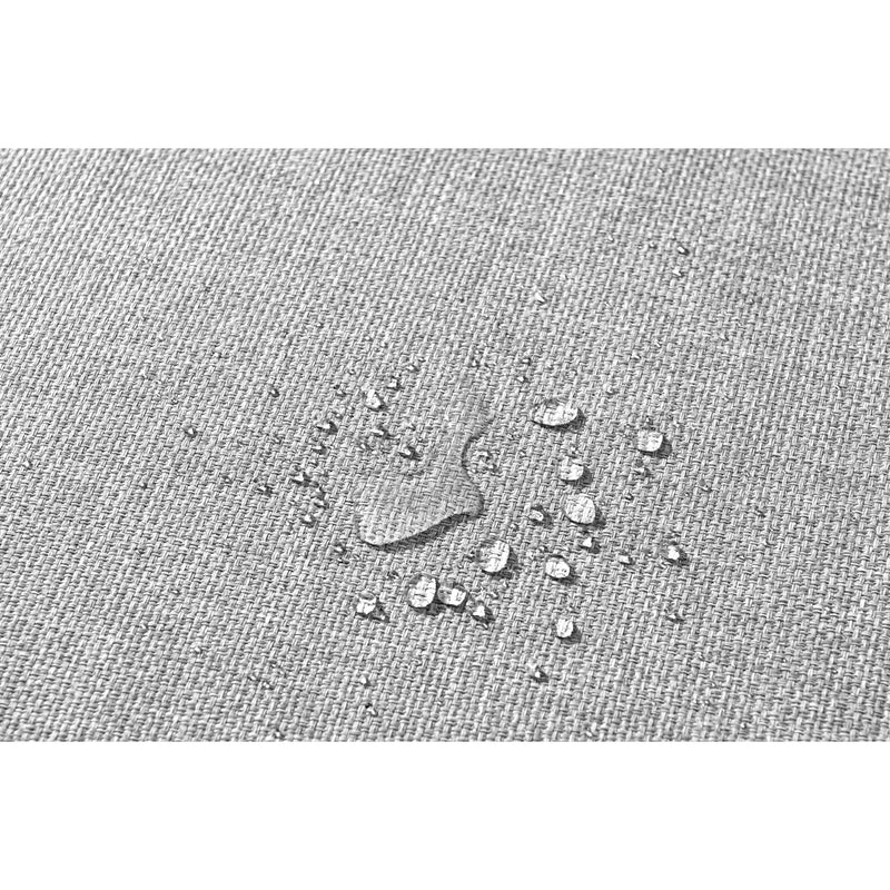 Meridian Maldives Grey Water Resistant Fabric Outdoor Patio Armless Chair IMAGE 10