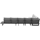 Meridian Maldives Grey Water Resistant Fabric Outdoor Patio Modular Sectional IMAGE 4