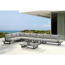 Meridian Maldives Grey Water Resistant Fabric Outdoor Patio Modular Sectional IMAGE 2