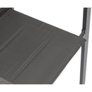 Meridian Maldives Grey Rope Fabric Outdoor Patio Dining Arm Chair IMAGE 7