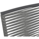 Meridian Maldives Grey Rope Fabric Outdoor Patio Dining Side Chair IMAGE 8