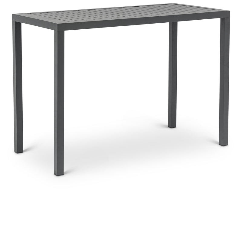 Meridian Maldives Outdoor Patio Rectangle Bar Table IMAGE 1