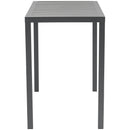 Meridian Maldives Outdoor Patio Rectangle Bar Table IMAGE 4