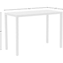 Meridian Maldives Outdoor Patio Rectangle Bar Table IMAGE 7