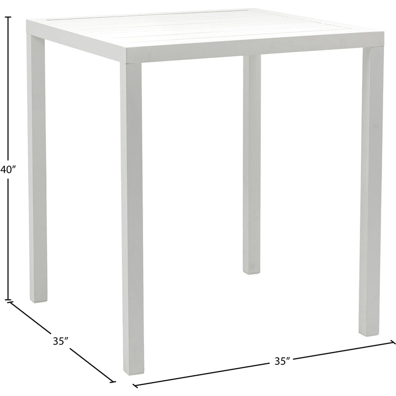 Meridian Maldives Outdoor Patio Square Bar Table IMAGE 7