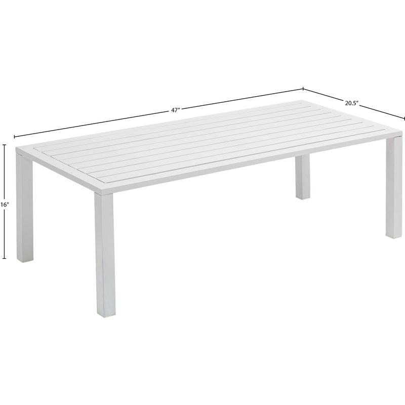 Meridian Maldives Outdoor Patio Coffee Table IMAGE 6