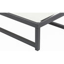 Meridian Maldives Cream Mesh Water Resistant Fabric Outdoor Patio Adjustable Sun Chaise Lounge Chair IMAGE 11