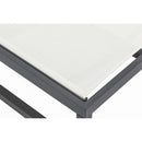 Meridian Maldives Cream Mesh Water Resistant Fabric Outdoor Patio Adjustable Sun Chaise Lounge Chair IMAGE 12