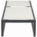 Meridian Maldives Cream Mesh Water Resistant Fabric Outdoor Patio Adjustable Sun Chaise Lounge Chair IMAGE 7