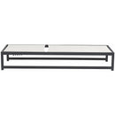 Meridian Maldives Cream Mesh Water Resistant Fabric Outdoor Patio Adjustable Sun Chaise Lounge Chair IMAGE 9