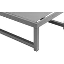 Meridian Maldives Grey Mesh Water Resistant Fabric Outdoor Patio Adjustable Sun Chaise Lounge Chair IMAGE 11