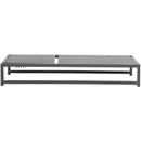 Meridian Maldives Grey Mesh Water Resistant Fabric Outdoor Patio Adjustable Sun Chaise Lounge Chair IMAGE 9