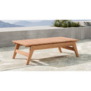 Meridian Tahiti Natural Teak Outdoor Coffee Table IMAGE 2