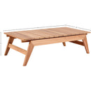 Meridian Tahiti Natural Teak Outdoor Coffee Table IMAGE 6