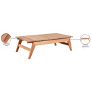 Meridian Tahiti Natural Teak Outdoor Coffee Table IMAGE 7