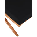 Meridian Tahiti Black Water Resistant Fabric Outdoor Chair IMAGE 7