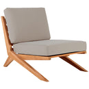 Meridian Tahiti Grey Water Resistant Fabric Outdoor Chair IMAGE 4