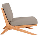 Meridian Tahiti Grey Water Resistant Fabric Outdoor Chair IMAGE 6