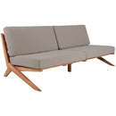 Meridian Tahiti Grey Water Resistant Fabric Outdoor Sofa IMAGE 4