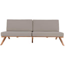Meridian Tahiti Grey Water Resistant Fabric Outdoor Sofa IMAGE 5