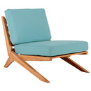 Meridian Tahiti Blue Water Resistant Fabric Outdoor Chair IMAGE 4